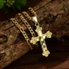 Collar con colgante de cruz europeo y americano transfronterizo para hombre, estilo unisex, accesorios de Yiwu, accesorios de moda, joyería, collares para mujer