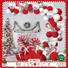 Amazon Transfronterizo Set de Globos Navideños Cadena de Globos Navideños Globos de Látex de 12 Pulgadas Rojos y Verdes