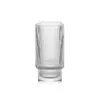 Vasos de vidrio apilables de rayas verticales para uso doméstico, alta estética, para café, Americano helado, leche, bebidas y copas de vino