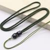 Accesorios de Jade Hebilla Ping An Cuerda Trenzada Semiterminada Cuerda de Collar Yu Pei Loto Sándalo Alambre de Plata Yunfu Cuerda para Colgante