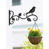 Gancho Decorativo de Ferro Forjado Transfronteiriço Suporte de Parede para Cesta Suspensa Suporte para Suporte de Flores Cesta de Flores Pothos Varanda Gancho Suspensor para Gaiola de Pássaros Suporte para Lustre