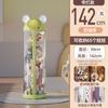 Zíper Atualizado Roupas Infantis Brinquedo de Boneca Cesta Transparente para Boneca Balde de Armazenamento para Boneca Sala de Estar Dobrável Armazenamento