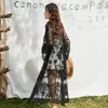 Nuevo Cardigan Fino de Encaje Negro Hueco de Verano para Mujer, Longitud Media, Estilo Coreano, Talla Extra, a la Moda, Versátil