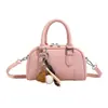 Yuezi 2026 Primavera Nova Bolsa Vintage Feminina Moda Bolsa de Mão em Couro com Cera de Abelha Bolsa Almofada Texturizada Boston Bolsa Transversal