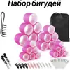 Amazon Air Bangs Curling Roller Transfronteiriço Ferramenta de Cachos Preguiçosa Transfronteiriça Modelador de Cabelo de Nylon em Oito