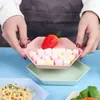 Platos de Bocadillos Transfronterizos, Platos de Postre de Aspecto Elegante y Creativos, Platos de Fruta para Uso Doméstico, Platos de Fruta Deshidratada, Platos de Plástico para la Sala de Estar