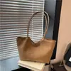 Bolso Tejido de Influencer para Mujer 2025 Nueva Tendencia Moda Coreana Bolso Tote para Mujer Nicho Francés Versátil Hombro Único Axila