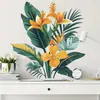 Hs1280Q Plantas Tropicales y Subtropicales Palma Plátano Pegatina de Pared Autoadhesiva Pegatina Decorativa de Pared de Planta Verde Artificial