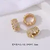 Relleno de Oro de 14K Cobre Zirconio Moneda Margarita Separador Perla Separador Hecho a Mano DIY Pulsera Collar Separador Rueda Perla Material de Joyería