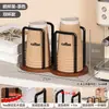 Dispensador de Vasos Desechables Soporte de Vasos de Papel para Escritorio Posavasos de Madera Maciza para Vasos Portavasos Vasos de Agua Vasos de Café Vasos de Té Estante de Almacenamiento Simple