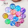 Parche de cristal con diseño de árbol de la suerte con forma de animal de dibujos animados, gema del tiempo, accesorios de joyería DIY al por mayor
