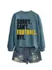 Lo siento, no puedo fútbol adiós Amazon Wish sitio independiente sudadera deportiva de mujer moderna y única