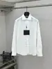 Camisa de Hombre BORBOTIE 2026 Nueva Llegada Primavera/Otoño Moda Estilo Old Money Camisa de Lino Rayada de Manga Larga