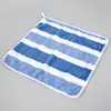 Toalla facial de limpieza para el hogar personalizada, toalla facial de forro polar de coral, toalla cuadrada pequeña de rayas anchas y estrechas, suave, absorbente, toalla engrosada