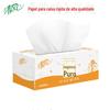 Lenços Qingfeng de Caixa, Polpa de Madeira Dura, 200 Folhas, Caixa de Lenços de Papel, 1 Pacote com 3 Caixas, Papel de Lenço para Uso Comercial