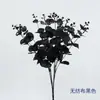Simulación 16 tenedores eucalipto material no tejido decoración del hogar planta verde corona floral arreglo de flor de dintel arreglo de boda