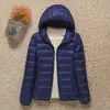 Jaqueta Feminina Leve Acolchoada de Algodão Curta com Capuz Nova Coleção Outono/Inverno 2023 Slim Fit plus size Casaco Leve Feminino fino Produto Original