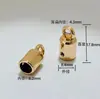 Hardware de Hebilla de 5-6 mm de Diámetro Interior Tornillo de Cerradura para Equipaje Hebilla Metálica Correa para Teléfono Móvil Cruzada Accesorios de Aleación para Joyería DIY