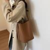 2023 novo estilo coreano moda viajante grande capacidade bolsa feminina Mori bonito simples casual balde bolsa de ombro sentido