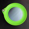 Bandeja magnética verde esmeralda para iscas, caixa de iscas magnética resistente com suporte e fivela de fixação no solo, equipamento de pesca e suprimentos para pesca.
