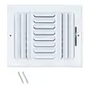 Difusor de Ar de Aço/Tampa de Grelha de Ventilação/Registro de Ventilação de Três Vias