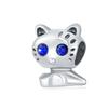 Fofo Animal de Estimação Azul Gatinho Espaçadores Contas Fofas Contas DIY Pulseira Feita à Mão Acessórios Materiais