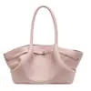Bolsa Tote de Cor Sólida de Luxo de Nicho para Mulheres Nova para o Início da Primavera de 2026 Bolsa de Ombro Casual Versátil para o Dia a Dia
