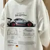 Moletom Oversized Novo Gótico Transfronteiriço Manga Longa Harajuku Unissex Estético Hip-Hop Retrô Friends Inverno