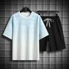 [Hua Richeng] HRC-8882 K055-P tamaño pequeño 40 tamaño grande 44 verano japonés simple estampado degradado
