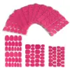 Pegamento de Gelatina de Película Rosa-Azul Popular para Uñas Portátiles, Súper Pegajoso, Impermeable, No Necesita Limar las Uñas, para Niños y Mujeres, Pegamento para Uñas al por Mayor