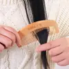 Peine de Madera de Durazno para el Hogar, Peine de Peluquería, Peine Alisador de Cabello, Peine Pequeño de Madera Portátil de Bolsillo, Peine Masajeador, Tienda de Dos Yuanes