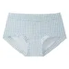 Ropa Interior de Algodón Floral para Mujer, Algodón con Entrepierna Extendida 10A Antibacteriana de Cintura Media Sin Costuras que Cubre las Caderas Talla Grande Bragas para Niñas