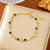 Pulsera de Zirconia en Forma de Corazón Dulce y Fresca para Niñas, Primavera y Verano, Diseño de Nicho Ins, Nueva Versión de Celebridad de Internet de Moda, Joyería de Pulsera