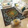 Alfombra Mediterránea Azul Moderna Simple Americana Nórdica Alfombra para Mesa de Café de Sala de Estar Alfombra de Dormitorio Alfombra de Mesita de Noche Tienda Completa