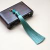 15cm cloisonne borla estilo antigo hanfu marcador pequeno pingente marcador U disco borla chaveiro cordão borla borla