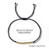 Nova pulseira de moda minimalista feita à mão com contas douradas CCB pulseira feminina com contas adequada para presente de namoradas