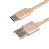 Cable de Datos Tipo-C Cable de Datos de Nylon Tipo-C Cable de Carga Tipo-C Cable de Datos Usb-C 1m