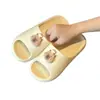 Pantuflas de Suela Gruesa para Mujer, Decoraciones para Zapatos de Verano DIY, Resistentes al Desgaste, Antideslizantes para el Hogar, Baño, Pareja, Dibujos Animados de Moda