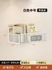 Estante de pared, cesta colgante para dormitorios de estudiantes, adecuada para literas altas, almacenamiento junto a la cama, no requiere taladro, caja de almacenamiento, flores de seda