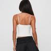 D24TP712 Ropa de mujer transfronteriza de Europa y Estados Unidos primavera y verano Amazon nuevo top camisola sexy de color sólido dividido para mujer