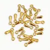 Pingente Mini Liga Dourado Longo Gota d'Água Mais Bola Redonda Gota d'Água Colar Pulseira Corrente de Extensão Pingente Pequeno Joias DIY