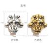 Nueva máscara de Medusa accesorios para uñas de aleación calavera oscura retro escudo máscara de la muerte productos para uñas