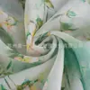 29649 Brocado Poliéster Tiras de Seda Plateada Primavera Verano Delgado Transpirable Imitación Gasa Seda Tela Estampada Tela