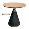 Mesa Redonda Pequeña de Madera Maciza para Oficina de Ventas, Mesa y Sillas de Negociación para Tienda 4S, Mesa de Comedor de Lujo Ligero, Mesa de Café de Mármol para Hotel T450