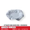 Prato de melamina branca criativo com compartimentos para café da manhã lanches salada em formato de jade porcelana prato loja de hot pot imitação porcelana prato de molho