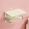 Portarrollos de Papel Higiénico para Baño Estilo Melocotón Leche, Dispensador de Pañuelos Montado en Pared, Dispensador de Papel Higiénico, Estante Organizador para Cajas de Pañuelos