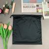 Bolsa de Almacenamiento de Algodón de Color Sólido Bolsa con Cordón Acabado para Viaje Ropa Interior a Prueba de Humedad y Polvo Bolsillo Interior Conveniente