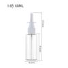 Venda por atacado 5ml10ml30ml transparente PET spray nasal frasco de spray direto chá cor frasco de medicina dividido pode ser personalizado