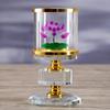 Suprimentos para Altar Budista Coração de Cristal Sutra da Grande Compaixão Mantra da Grande Compaixão Lótus Suporte para Lâmpada de Manteiga à Prova de Vento Budista Suporte para Vela Artesanato Yuantong Atacado