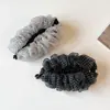 Pinza para el pelo de organza con lunares estilo coreano, forma de plátano, para mujer, accesorio de verano para el pelo, pinza para la parte trasera de la cabeza, súper etérea
